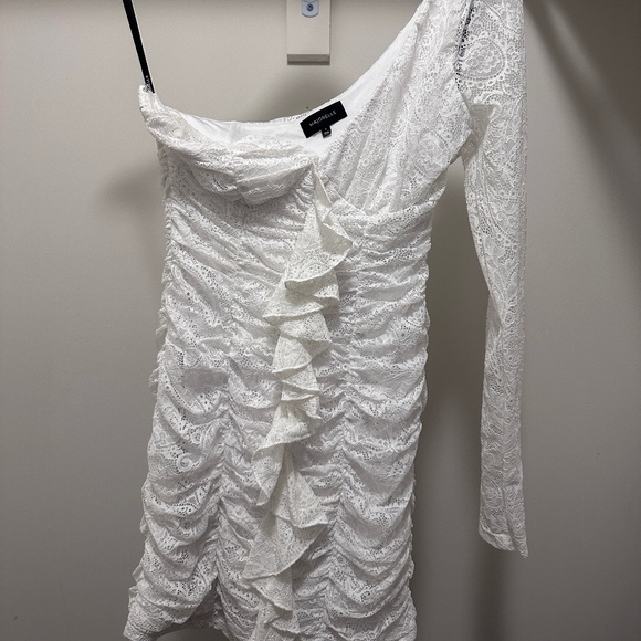 Majorelle White Lace Dress - Picture 1 of 4